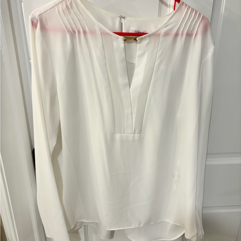 Calvin Klein White Blouse